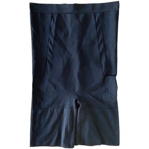 Spanx Black High Waist Mid Thigh Shaper Shorts